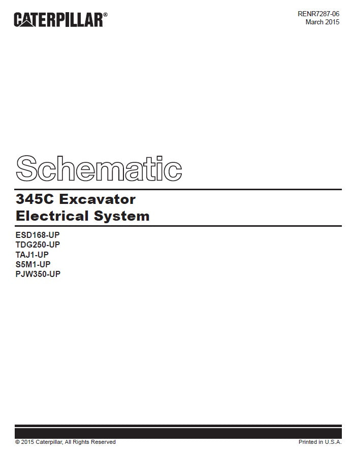 Manual de Servicios Caterpillar 345C