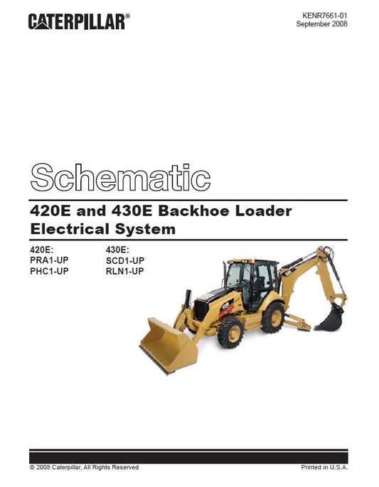Manual de Diagrama Eléctrico Caterpillar 420E