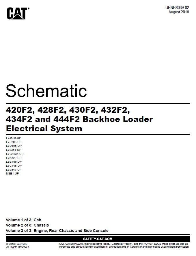 Manual de Diagrama Eléctrico 420F2 428F2 Caterpillar