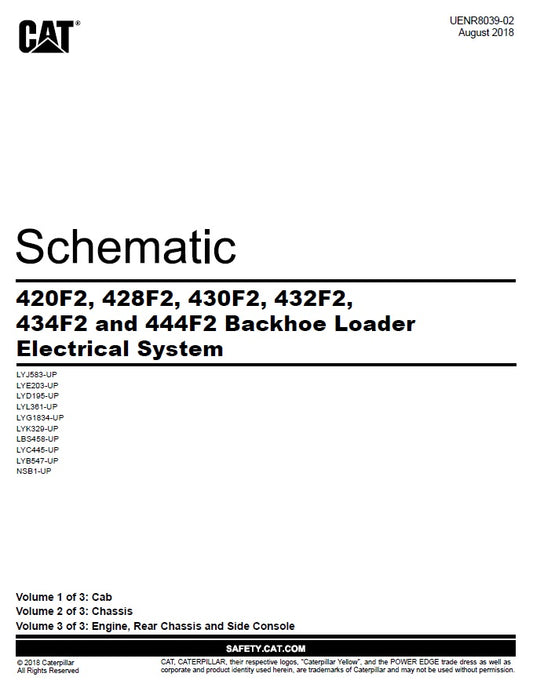 Manual de Diagrama Eléctrico 420F2 428F2 Caterpillar