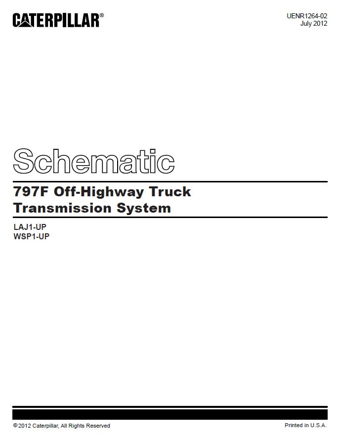 Manual de Servicios Caterpillar 797F