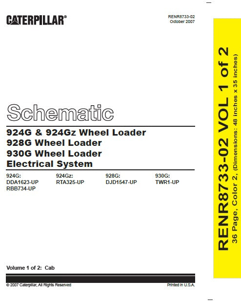 Manual de Diagrama Eléctrico Caterpillar 924Gz-928G-930G-