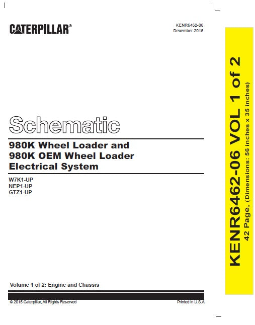Manual de Diagrama Eléctrico Caterpillar 980K
