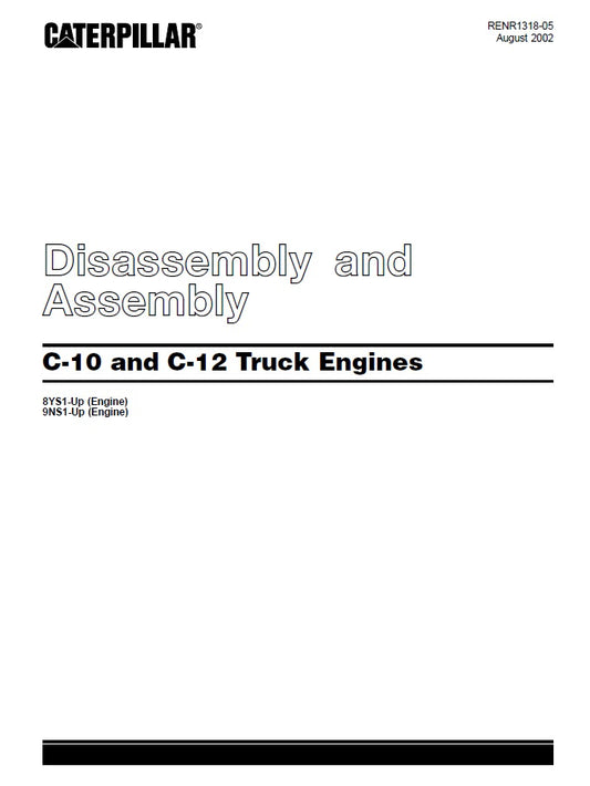 Manual de Servicios Caterpillar C-10 y C-12