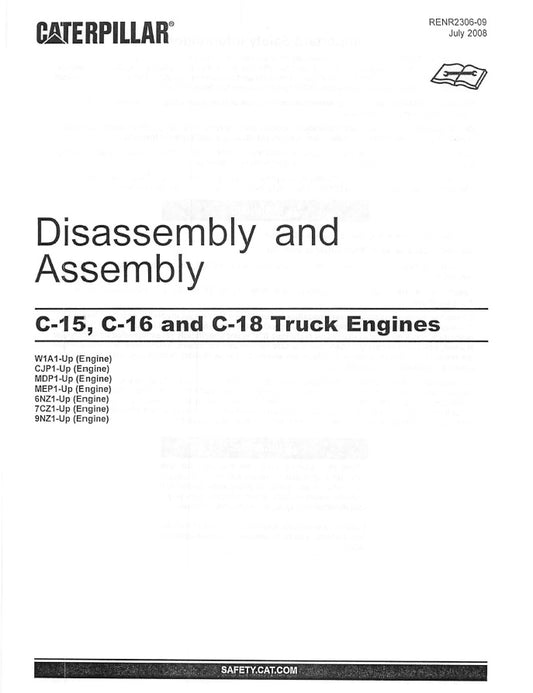 Manual de Servicios Caterpillar C15, C16, C18