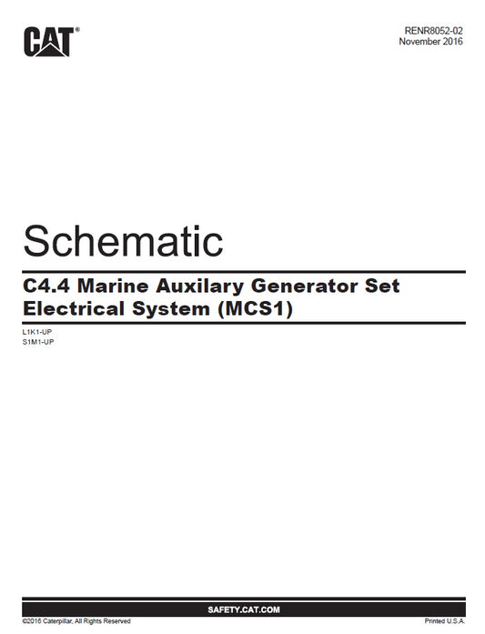 Manual de Diagrama Eléctrico Caterpillar C4-4