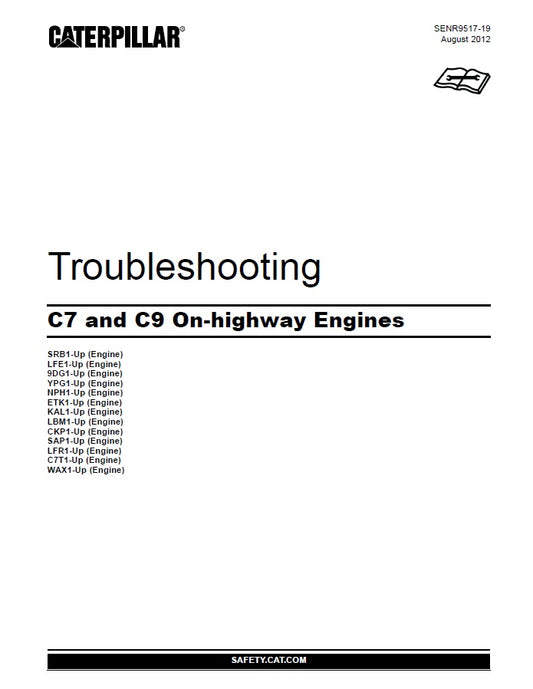 Manual de Solución de Problemas Caterpillar C7 - C9
