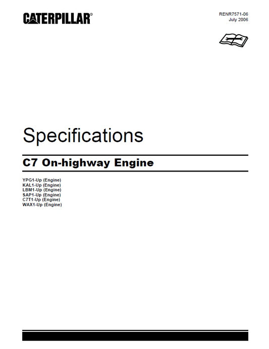 Manual de Servicios Caterpillar C7