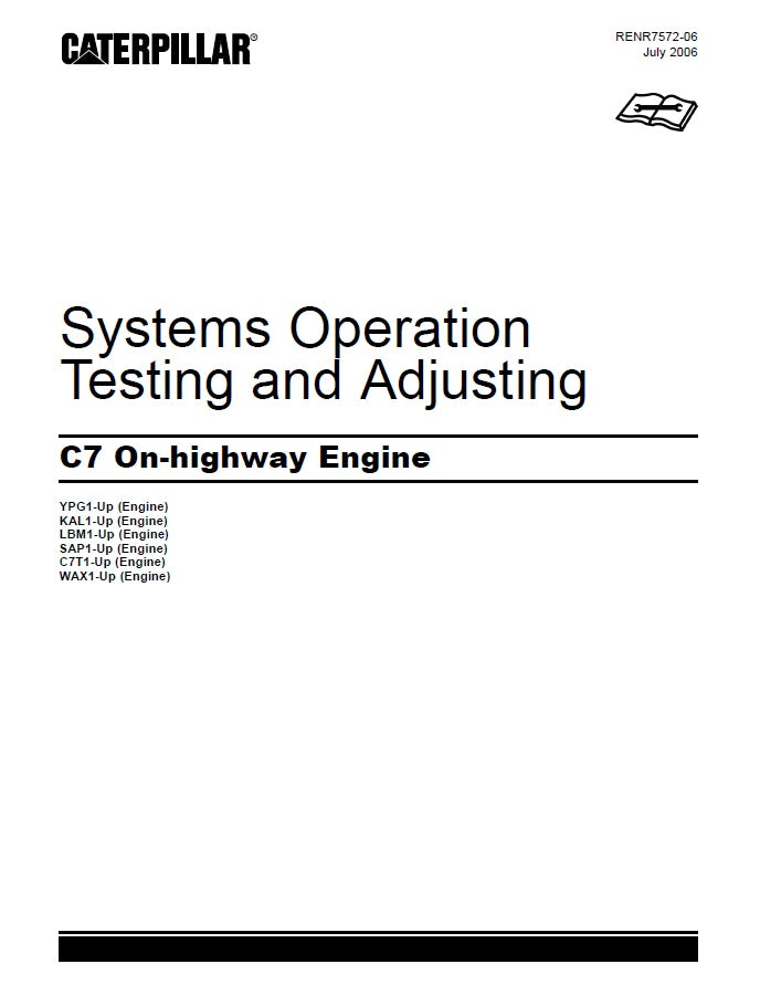Manual de Servicios Caterpillar C7 Sistema Operativo