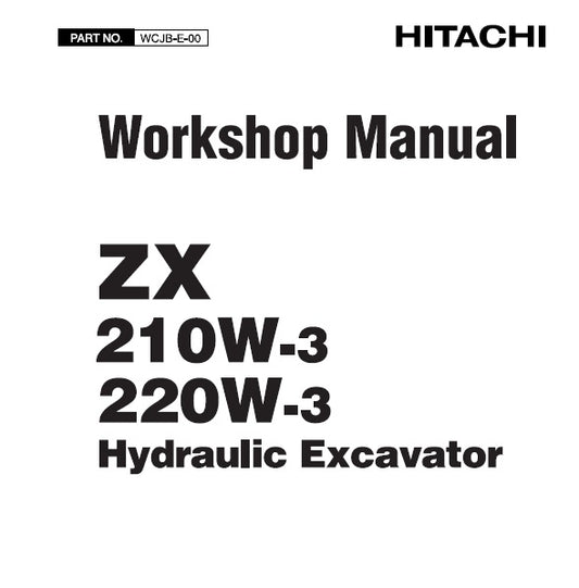 Manual de Servicios Hitachi ZX 210W-3  220W-3