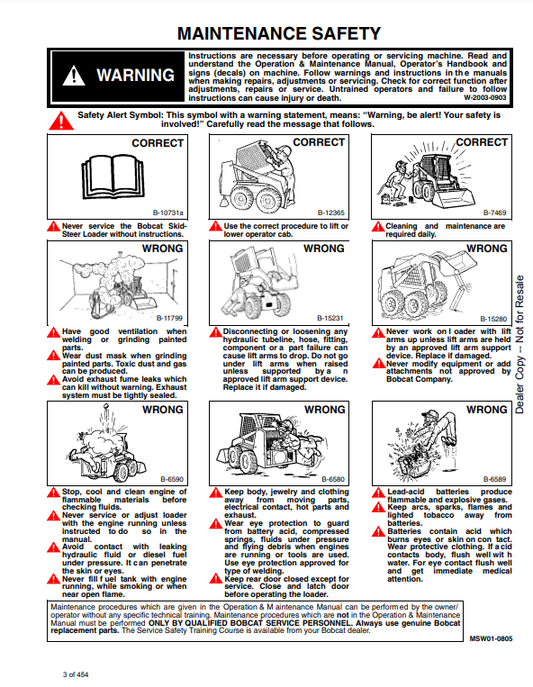 Manual de Servicios Mini Cargador Bobcat 741 - 742 - 743 - 743DS