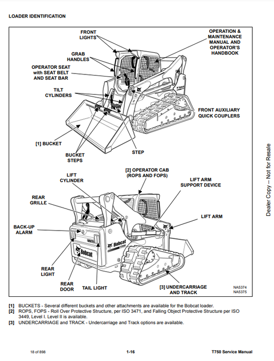 Manual de Servicios Mini Cargador Bobcat T750