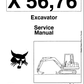Manual de Servicios Mini Excavadora Bobcat X56, 57