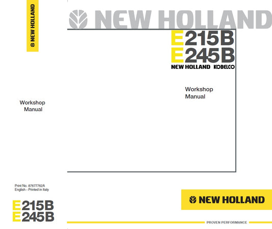 Manual de Servicios New Holland E215B- E245B