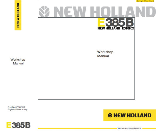 Manual de Servicios New Holland E385B
