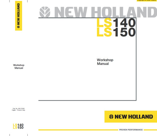 Manual de Servicios New Holland  LS140, LS150