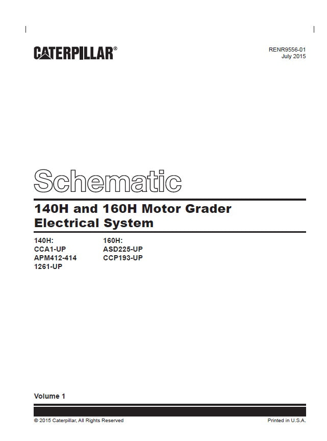 Manual de Servicios Sistema Eléctrico Caterpillar 140H - 160H