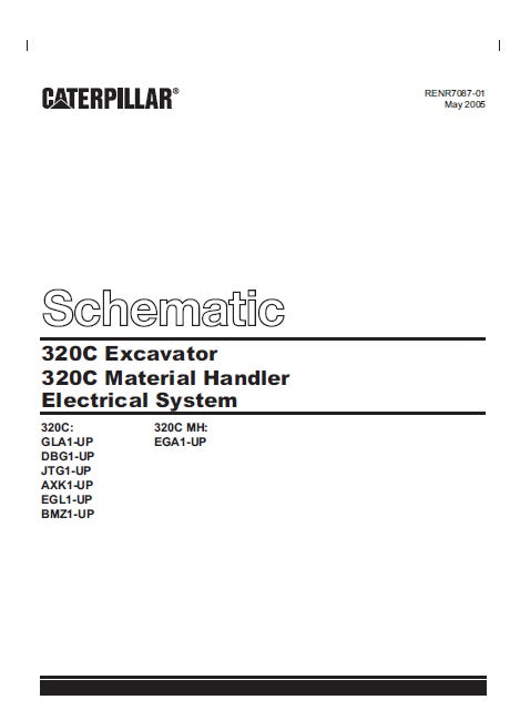 Manual de Servicios Sistema Eléctrico Caterpillar 320C - 320C MH