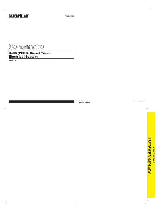 Manual de Servicios Sistema Elétrico Caterpillar 3406