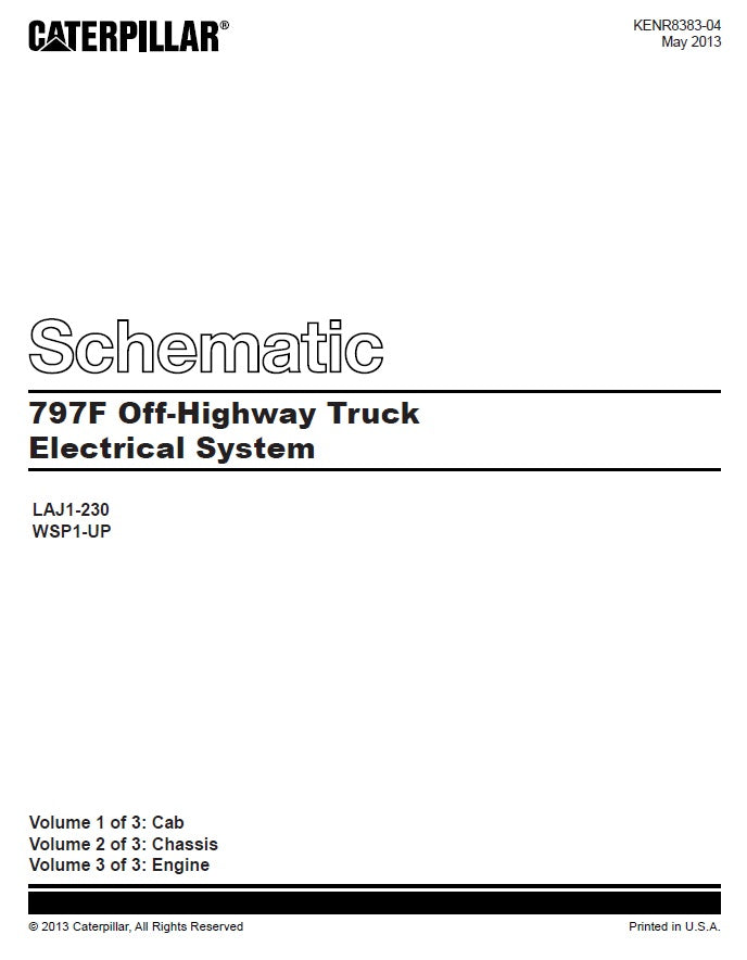 Manual de Diagrama Eléctrico 797F