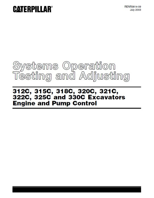 Manual de Testigo, Falla y Solución Caterpillar 312C, 315C, 318C, 320C, 321C, 322C, 325C, 330C