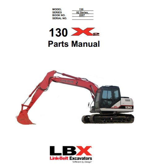 130X2 Excavadora Link Belt Manual de partes